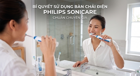 Bí Quyết Sử Dụng Bàn Chải Điện Philips Sonicare Chuẩn Chuyên Gia