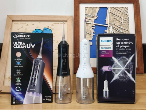 So sánh máy tăm nước Philips Sonicare HX3826 và 9pmcare Ultra Clean UV