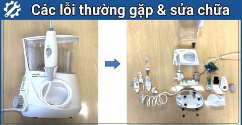 Các lỗi thường gặp ở máy tăm nước: Nguyên nhân và cách sửa chữa triệt để