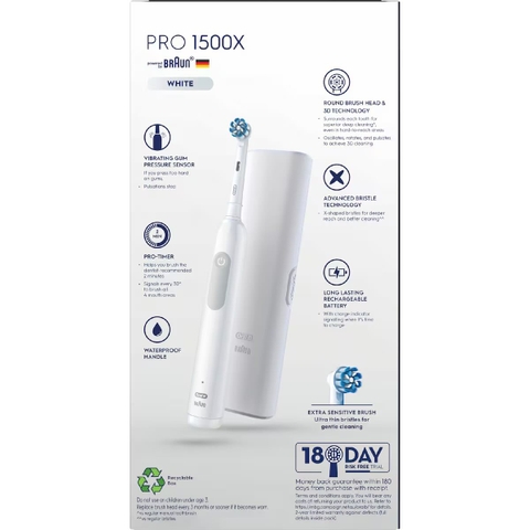 Bàn chải điện Oral-B Pro 3 3000 (mẫu mới 2025)