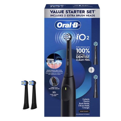 Bàn chải điện Oral-B iO Series 2 Value Starter Set (Kèm 5 đầu bàn chải thay thế)