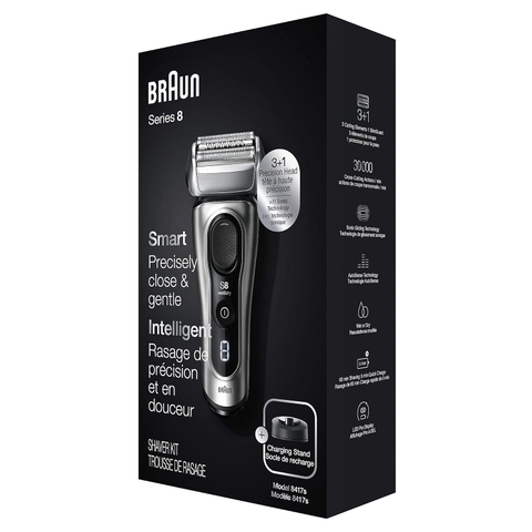 Máy cạo râu Braun Series 8 8417s (Silver)