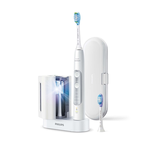 Bàn chải điện Philips Sonicare ExpertClean 7700, 7500 (Có hộp khử trùng UV)