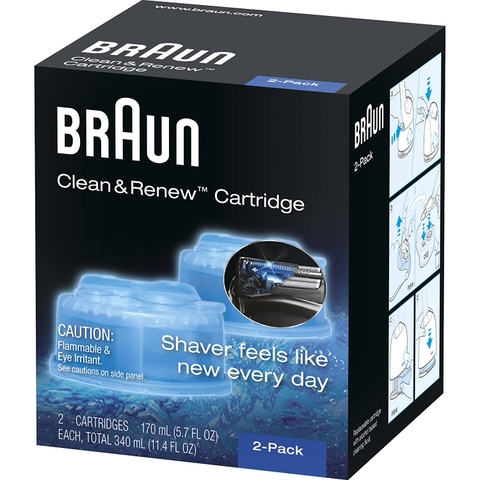 Hộp nước rửa dao cạo râu Braun Clean & Renew