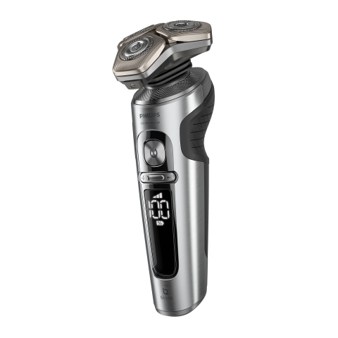 Máy cạo râu Philips Norelco Shaver S9000 Prestige SP9871/13 Bản 2025, trạm sạc Qi, túi đựng
