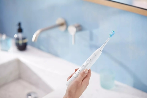 Bàn chải điện Philips Sonicare ExpertResults 7000 - Trắng