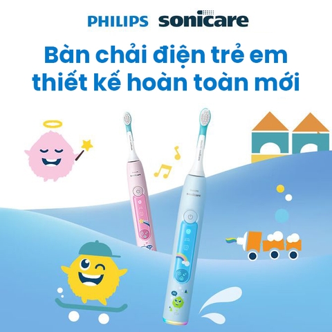Bàn chải điện trẻ em Philips Sonicare For Kids HX5232 (từ 3 tới 15 tuổi)