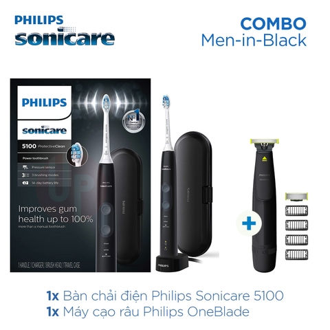 Combo Philips for men (Sonicare 5100 + Philips OneBlade)