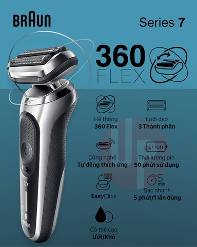 Máy cạo râu Braun Electric Razor Series 7 Flexible Head