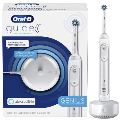Bàn chải điện Oral-B Genius 8000 Guide (bản 2021 tích hợp Alexa)