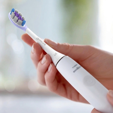 [Dùng 1 Năm] Bộ 4 Đầu Bàn Chải 9pmcare Tương Thích Philips Sonicare (2 AIO Sạch Sâu & 2 US Lông Siêu Mềm)