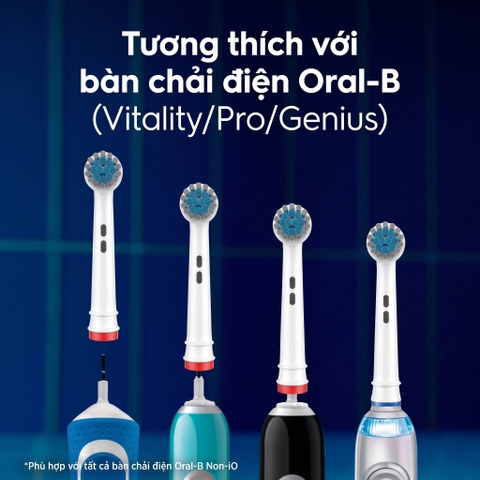 Đầu bàn chải điện thay thế 9pmcare Ultra Thin & Soft tương thích với Oral-B Vitality, Pro, Genius