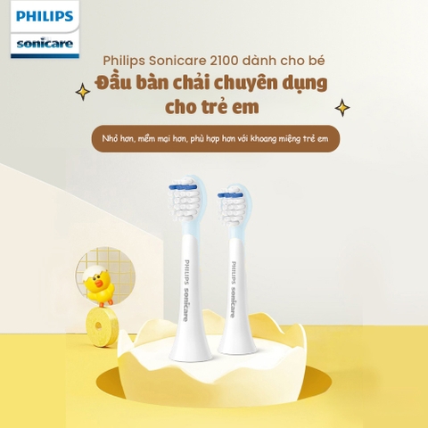 Đầu bàn chải trẻ em Philips Sonicare 2100 cho bé từ 3+ tuổi