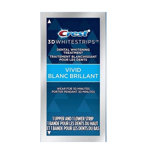 Miếng dán làm trắng răng Crest 3D Whitestrips Vivid Blanc Brillant