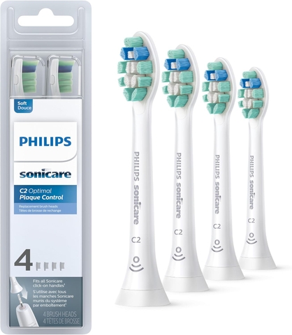 Hộp 4 chiếc đầu bàn chải Philips C2 Optimal Plaque Control