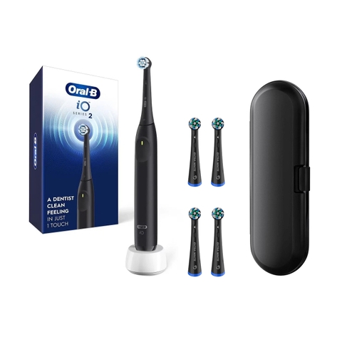 Bàn chải điện Oral-B iO Series 2 Extra White Bundle (5 đầu bàn chải thay thế)