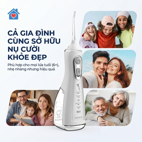 Máy tăm nước cầm tay 9pmcare UltraClean L15 - Long Battery Edition