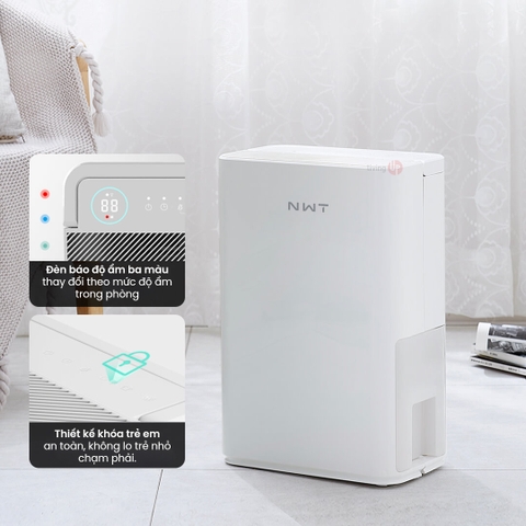 Máy hút ẩm thông minh WIDETECH (Bản Quốc Tế) 12L