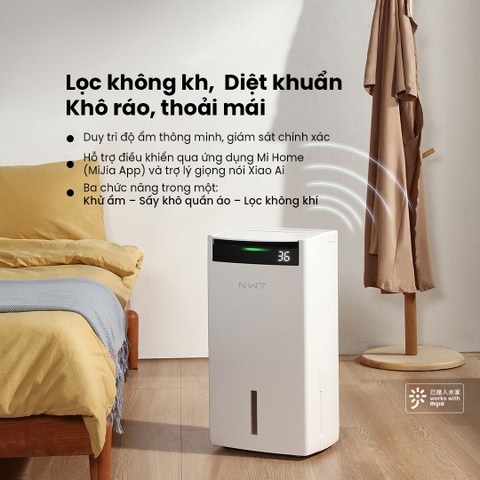 Máy hút ẩm thông minh WIDETECH (Bản Quốc Tế) 24L