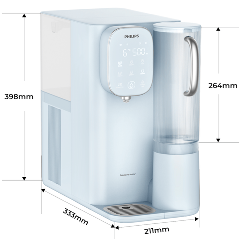 Máy lọc nước RO để bàn Nóng Lạnh Philips ADD6912BL/90, ADD6912WH/74