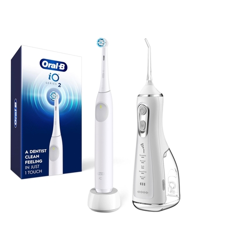 Combo bàn chải điện Oral-B iO Series 2 & Tăm nước 9pmcare Ultra Clean