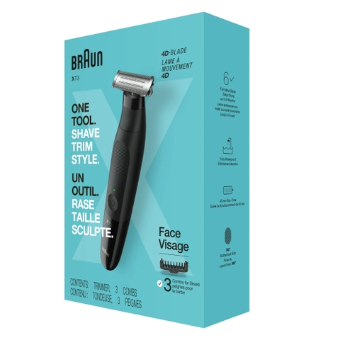 Tông đơ cắt tóc tỉa râu Braun XT3