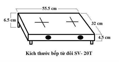 Bếp từ dương Sevilla SV-20T - Hàng Chính Hãng