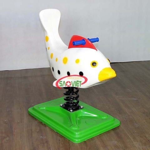 [HÀNG CHÍNH HÃNG] Thú nhún lò xo Cá Heo S12V08