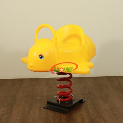 [HÀNG CHÍNH HÃNG] Thú nhún lò xo trẻ em con Ong S12N21