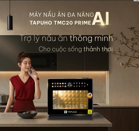 [GIẢM 40%] [HÀNG CHÍNH HÃNG] TSF16/TMC20- Nồi chiên không dầu nồi đa năng TAPUHO TMC20 PrimeAI