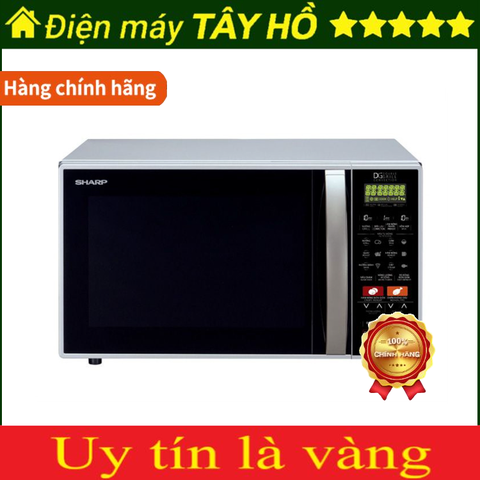 [HÀNG CHÍNH HÃNG] Lò vi sóng Sharp có nướng 26 lít R-C900VN(S)