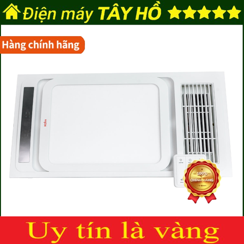[HÀNG CHÍNH HÃNG] Máy sưởi phòng tắm âm trần Kohn PT02R