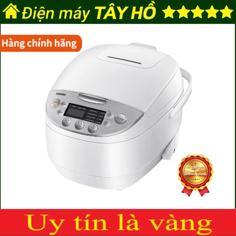 [HÀNG CHÍNH HÃNG] Nồi cơm điện tử Toshiba 1.8 lít RC-18DH2PV(W)