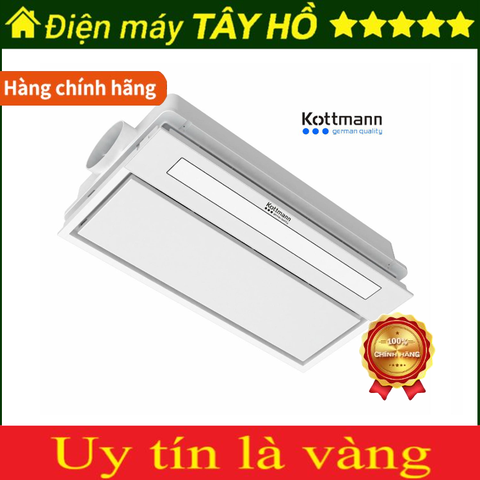 [GIẢM 40%] [HÀNG CHÍNH HÃNG] Quạt Âm Trần Đa Năng Kottmann K8