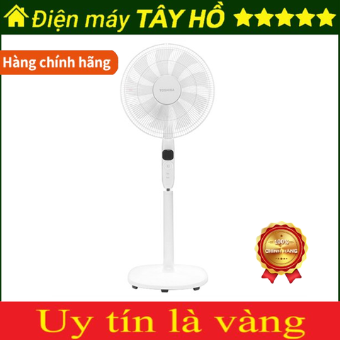 [HÀNG CHÍNH HÃNG] [TOSHIBA| LSD10] Quạt đứng Toshiba F-LSD10(H)VN xám trắng= F-LSD10(W)VN trắng