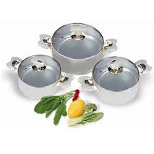 Bộ nồi 3 chiếc đun ga hợp kim Sunhouse SH8833