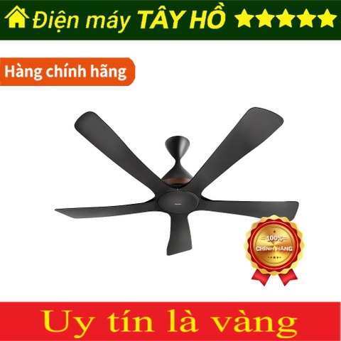 [Hàng chính hãng] Quạt Trần Panasonic F‑60DHN 5 cánh màu đen, Sản xuất tại Malaysia