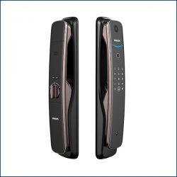 [Hàng chĩnh hãng] Khóa cửa vân tay có camera Philips DDL702-1HWS