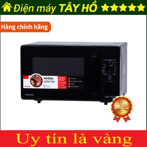 [HÀNG CHÍNH HÃNG] Lò vi sóng Toshiba MW2-AG24PC(BK) 24 lít
