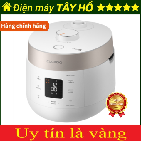 [HÀNG CHÍNH HÃNG] Nồi cơm điện tử áp suất Cuckoo CRP-ST1010FW 1,8 lít