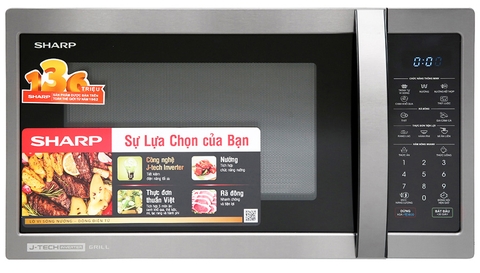 [HÀNG CHÍNH HÃNG] Lò vi sóng điện tử Sharp R-G728XVN-BST