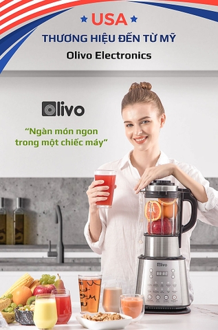 [CHÍNH HÃNG] Máy Làm Sữa Hạt OLIVO X20 PLUS ( BH 24 tháng) 2000w