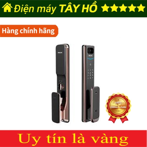 [Hàng chĩnh hãng] Khóa cửa vân tay Philips Alpha-V-5HWS