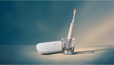 [HÀNG CHÍNH HÃNG] Bàn chải đánh răng điện Philips Sonicare DiamondClean 9000 HX9914/75 và HX9914/76
