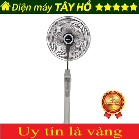 [HÀNG CHÍNH HÃNG] Quạt đứng Mitsubishi LV16-RB Xám đậm_ Xám nhạt_ Đỏ