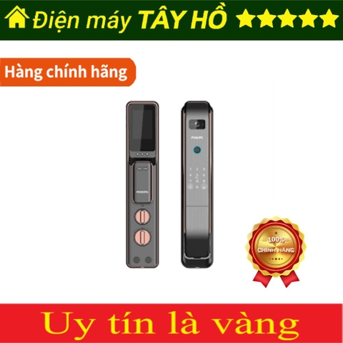 [Hàng chĩnh hãng] Khóa cửa vân tay có camera Philips DDL303-VP