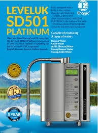 [HÀNG CHÍNH HÃNG] Máy Lọc Nước Kangen Leveluk SD501 Platinum