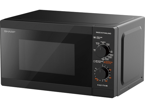 [HÀNG CHÍNH HÃNG] Lò vi sóng có nướng Sharp R-G211TV-BK 21L