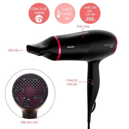 SẤY TÓC PHILIPS BHD029/00 ĐIỆN MÁY TÂY HỒ