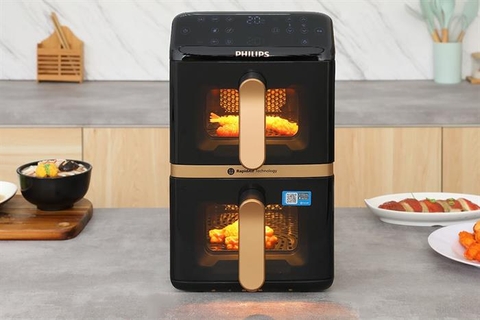 Nồi chiên không dầu Philips 10 lít NA462/70 (Hàng chính hãng)
